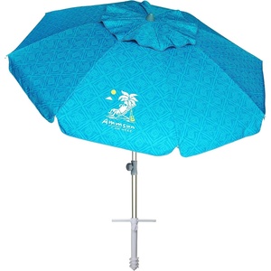 image:imageAMMSUN 7ft Heavy Duty High Wind Beach Umbrella Parasols with Sand Anchor Vent Tilt UV 50 Sun Protection Portable Outdoor Sunshade Umbrellas Carry Bag for Patio Garden Pool Backyard BlueSky Whirlpool Teal
