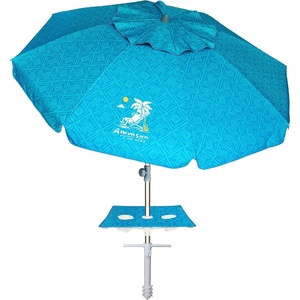 image:imageAMMSUN Beach Umbrellas for Sand Heavy Duty Wind Portable 65ftSky Blue