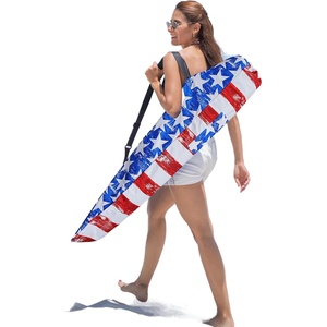 image:imageAMMSUN Commercial Grade beach umbrella bag with strap Universal Storage BagFlag BlueRed