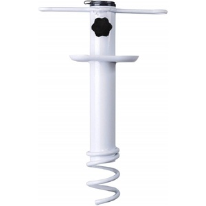 image:imageAMMSUN Metal Beach Umbrella Sand Anchor Heavy Duty Outdoor Umbrellas Base