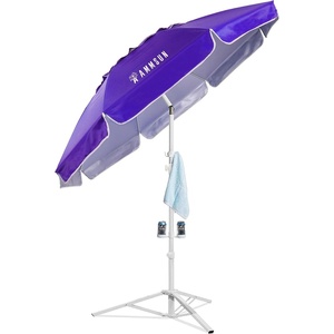 image:imageAMMSUN Shade Umbrella Premium Portable Umbrella with Stand 65ft Lightweight Free Standing Canopy for Sporting Games Adjustable Instant Sun Protection and Easy to Carry TurquoisePurple
